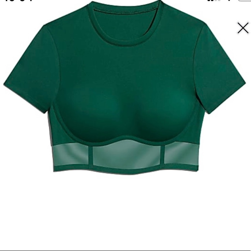 Ivypark x adidas corset crop top de-grassy green